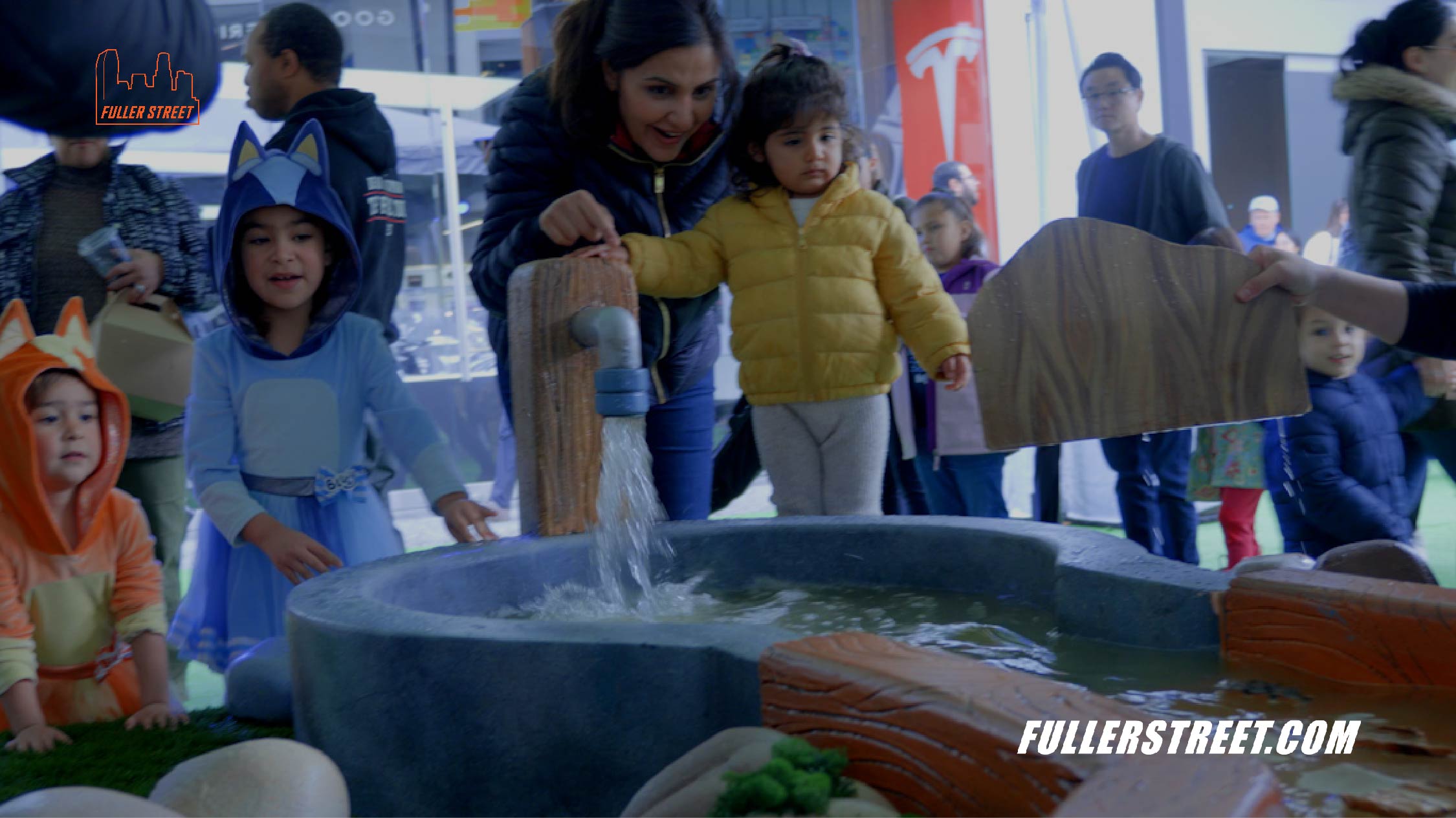 A behind-the-scenes look at how Bluey's Barky Boats were brought to life through Los Angeles experiential marketing event by Fuller Street, experts in experiential marketing fabrications