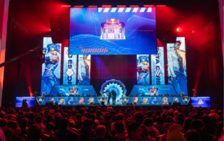 Fuller Street fabrication for Red Bull Home Ground NYC featuring custom esports stage elements and scenic surrounds