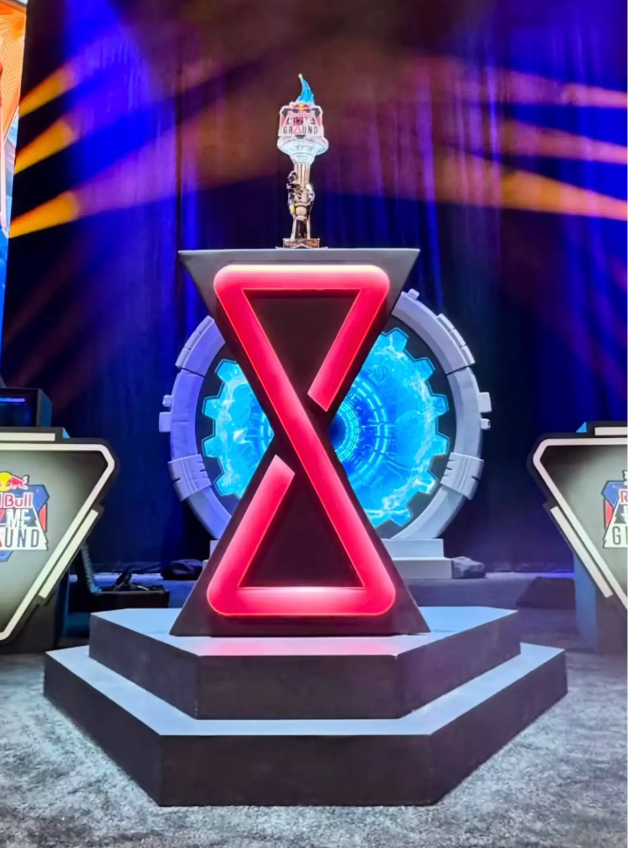 Fuller Street fabrication for Red Bull Home Ground NYC featuring custom esports stage elements and scenic surrounds