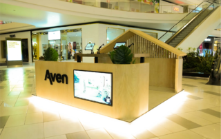 Aven Credit Card Mall Kiosk retail fabrication by Fuller Street