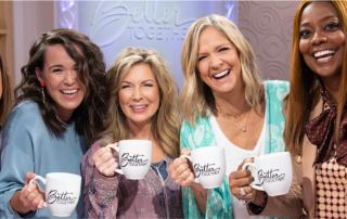 Hosts on Better Together Set built by Fuller Street Experiential Fabrications