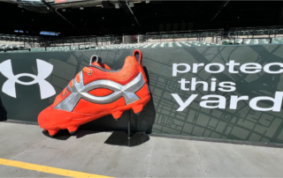 Under Armour Reveals New Cleat on Home Run Porch at Camden Yards