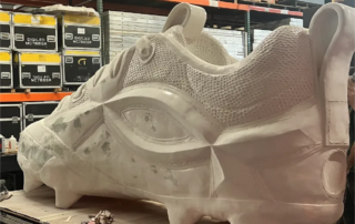 Fuller Street fabricates and details Under Armour Cleat for Baltimore Orioles Home Run Porch at Camden Yards