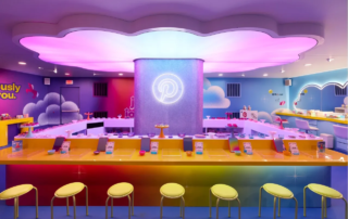 Interior view of the Pinterest activation at Coachella 2026
