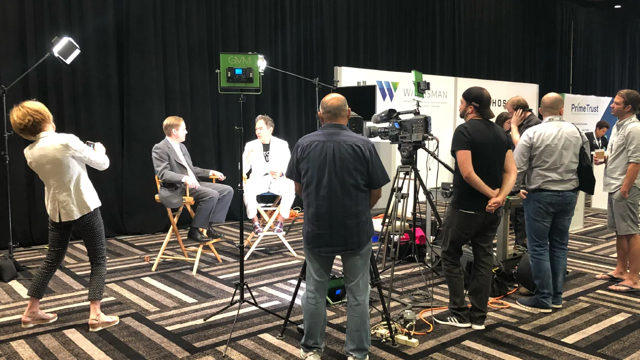 Podcast Row at HoshoCon Las Vegas produced and managed by Fuller Street