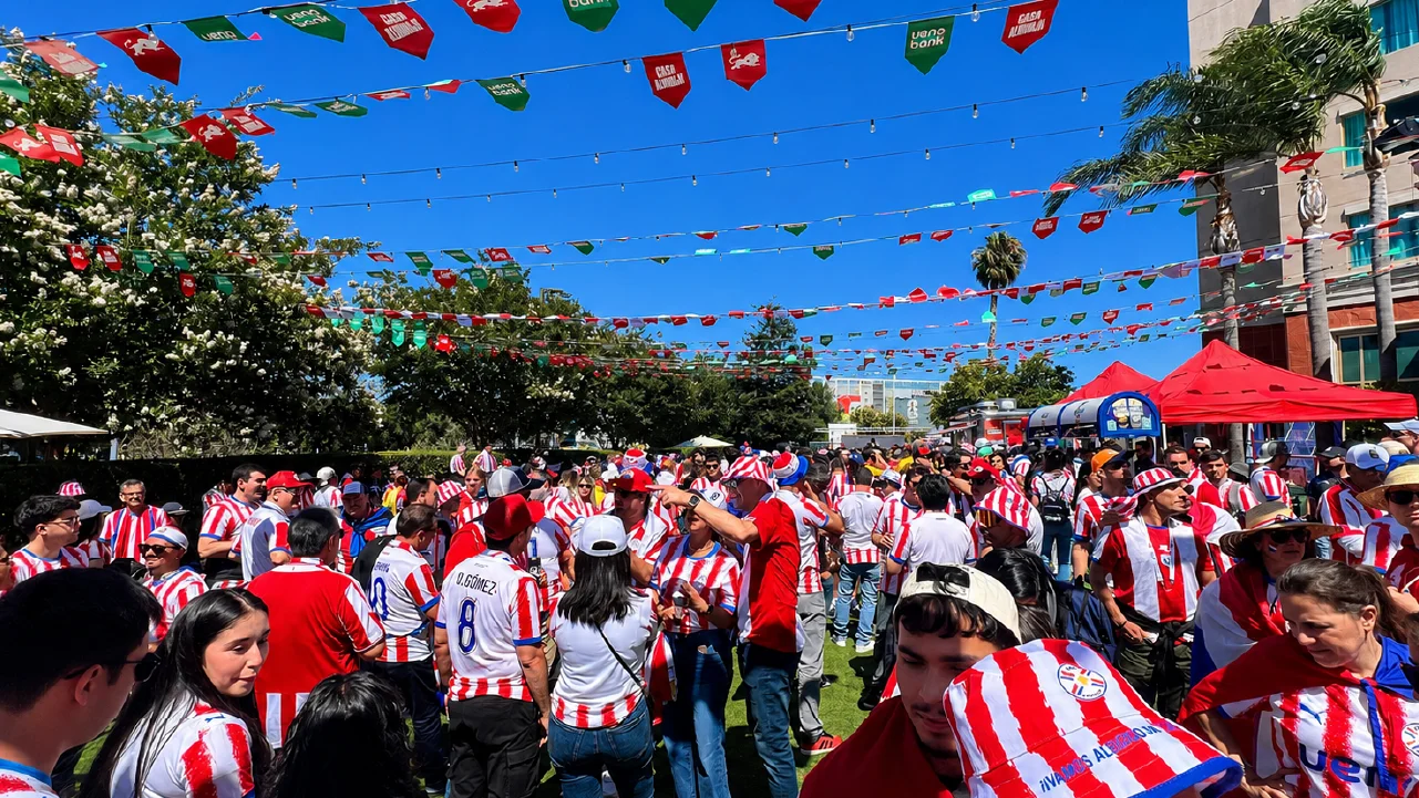 casa-albirroja-match-day-fan-zone-santa-clara-4 Paraguay World Cup fans gather at the Casa Albirroja Fan Experience in Santa Clara with event management support from Fuller Street